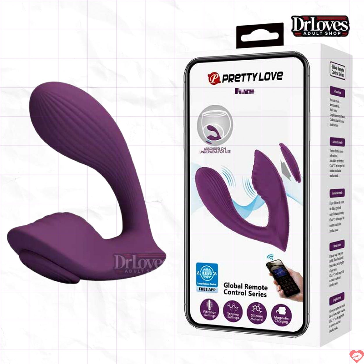 Chíp Rung PrettyLove Franz 10 chế độ đa dạng tăng khoái cảm 