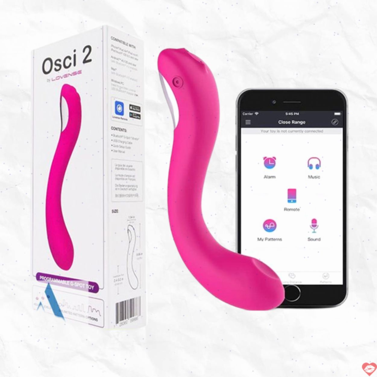 Lovense Osci 2 Máy Rung Điểm G Điều Khiển App Kích Thích Cực Sướng 