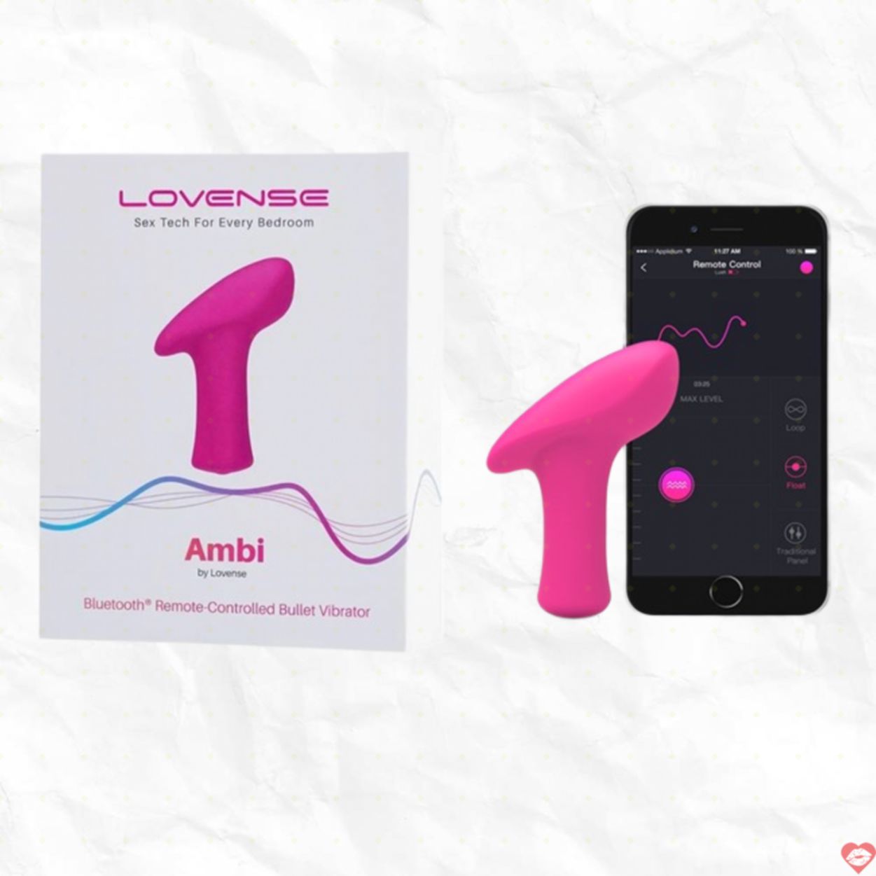 Lovense Ambi Mini Điều Khiển Từ Xa Kích Thích Cực Mạnh Cho Nữ 