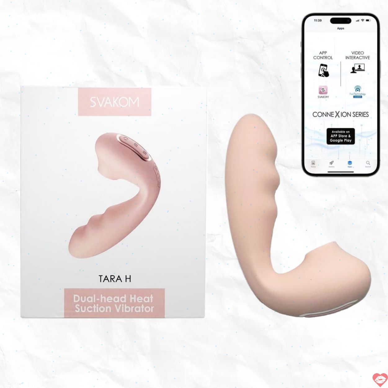 Máy Massage Svakom Tara H Rung Hút Sưởi Ấm Kết Nối App 