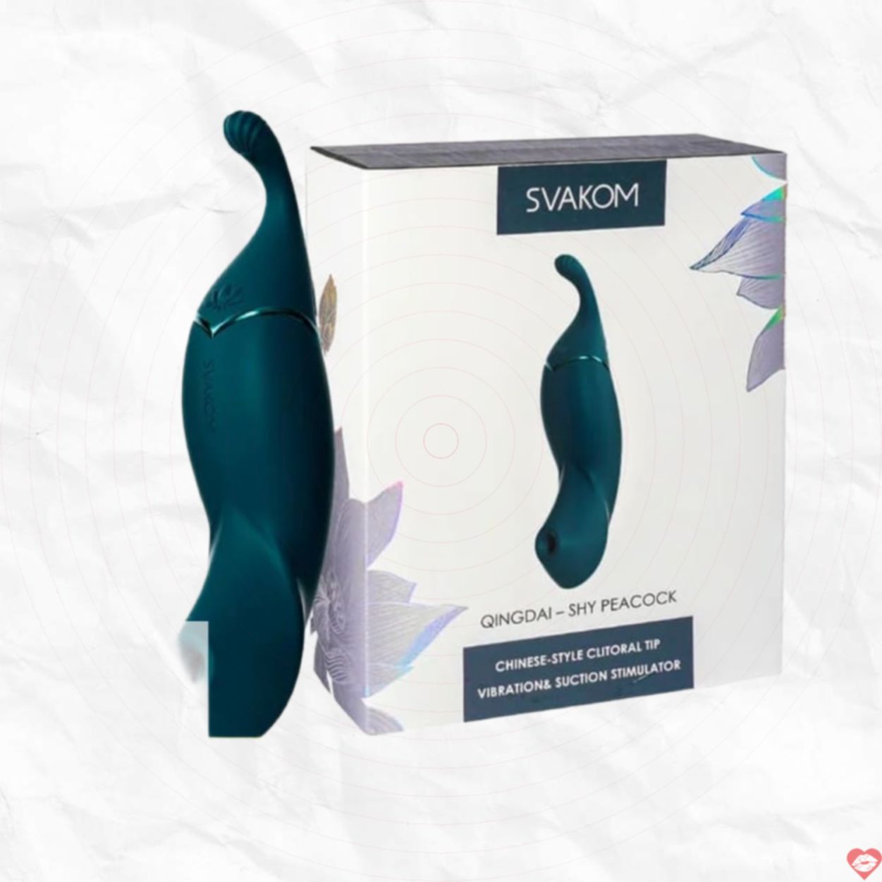 Svakom Qingdai Shy Peacock Máy Rung Hút Tự Sướng Nữ Siêu Phê 