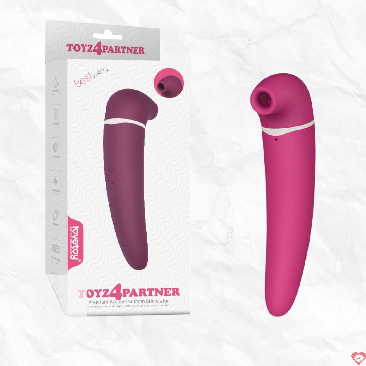 Máy Rung Hút Âm Vật 2 Đầu Lovetoy Kích Thích Cực Mạnh 