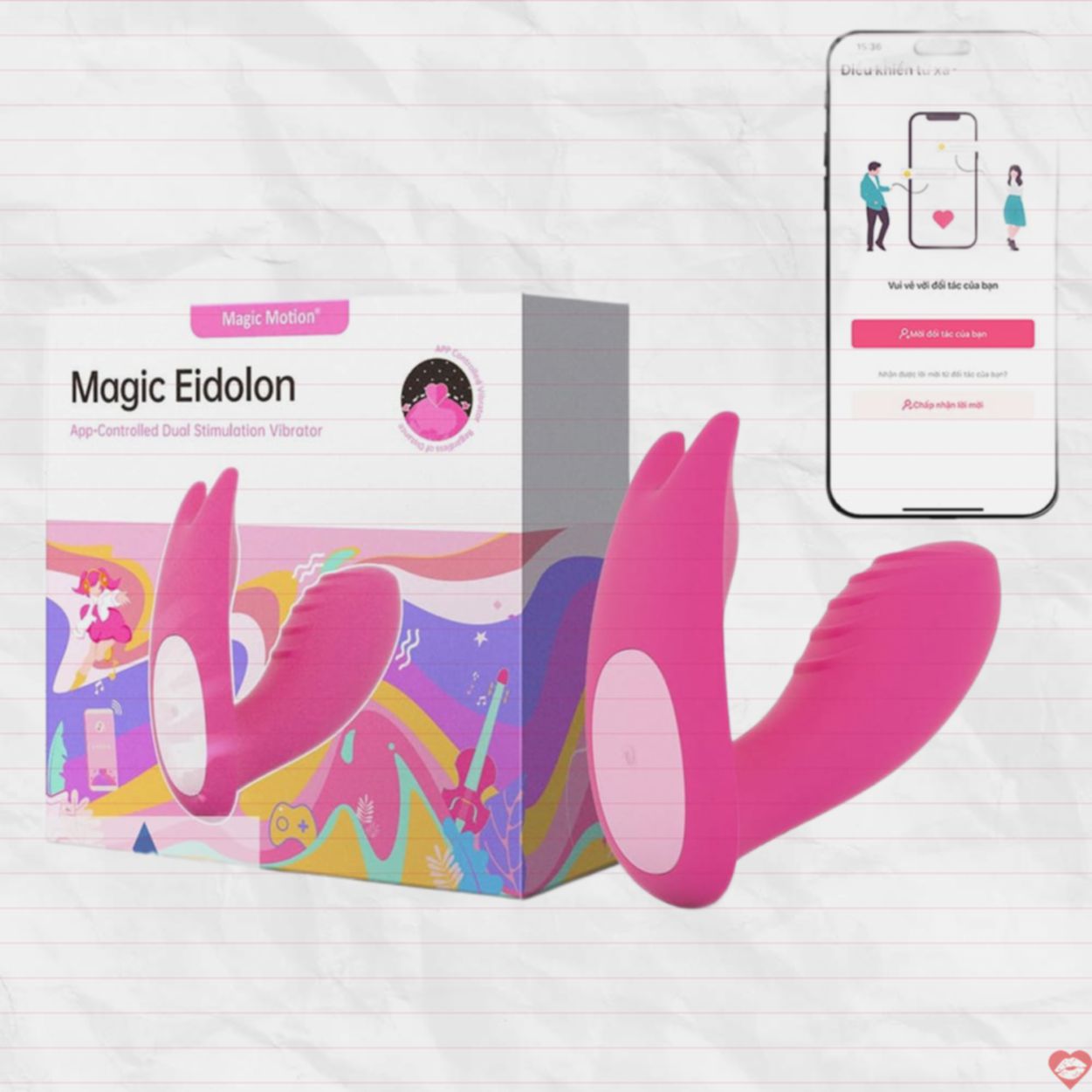 Máy Rung Điều Khiển Điện Thoại Magic Motion Eidolon Kích Thích 