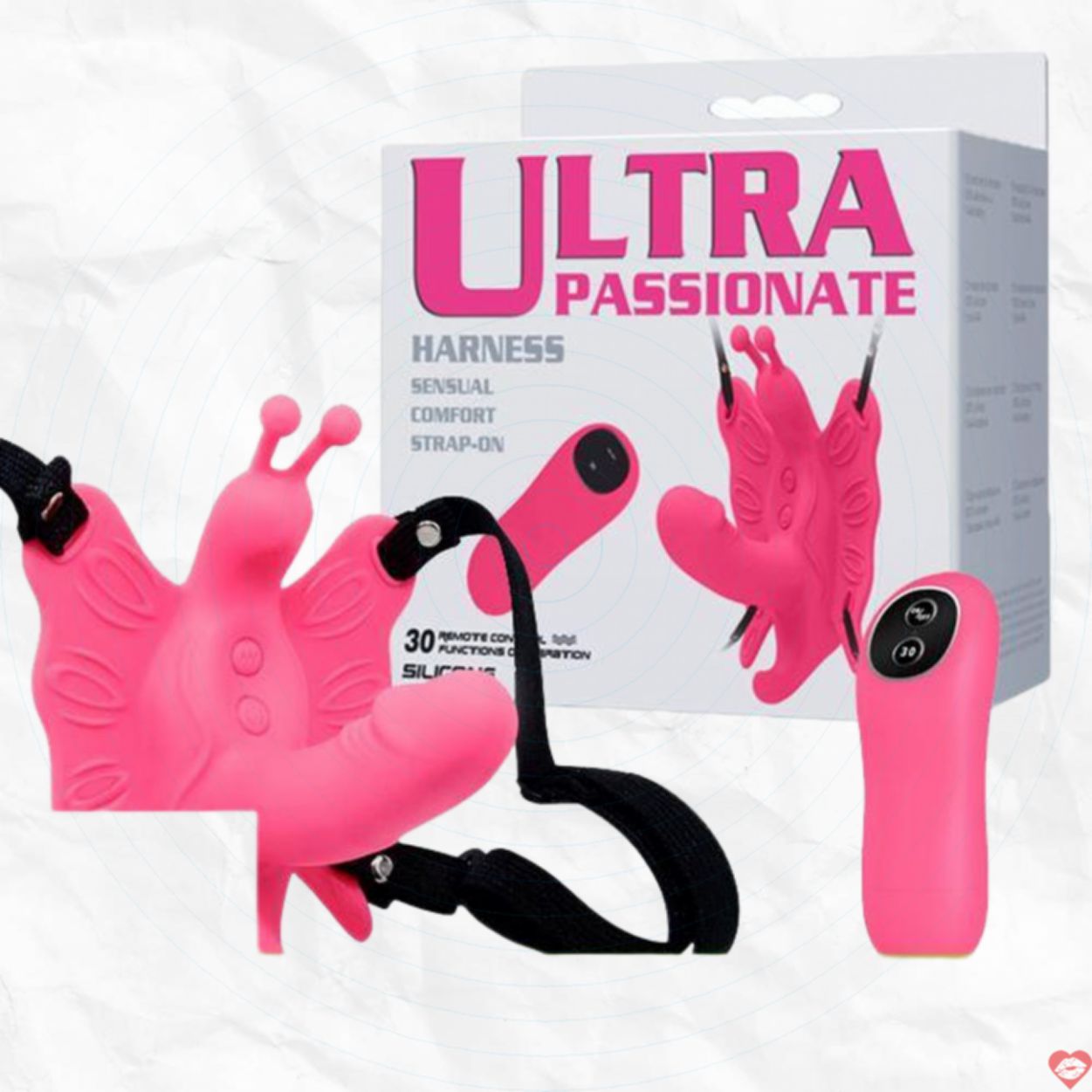 Máy rung bướm mini Baile Ultra kèm dây đeo tăng khoái cảm 