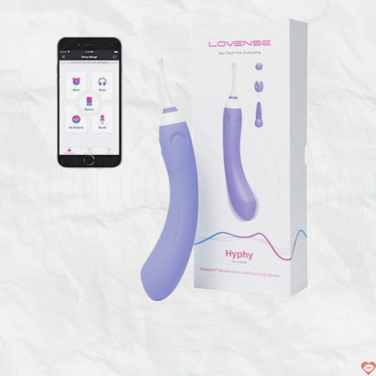 Lovense Hyphy Máy Rung Mini App Điều Khiển Từ Xa Cực Phê 