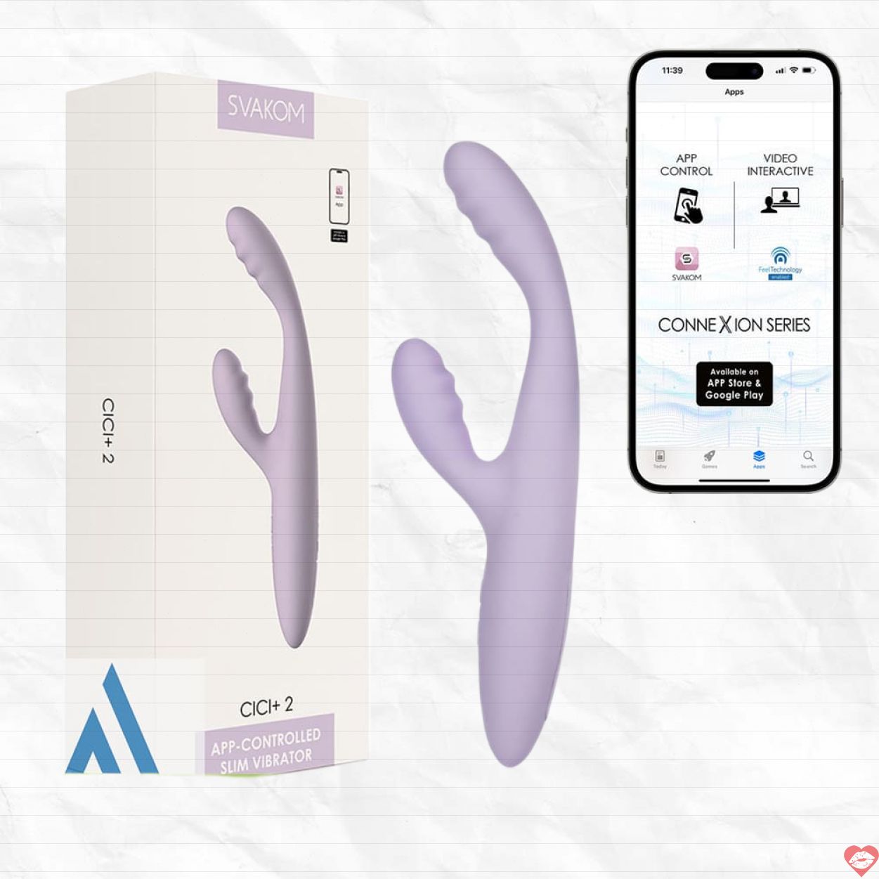 Chày Rung 2 Nhánh Svakom Cici+ Ấm Nóng App Điều Khiển Mua Ngay 