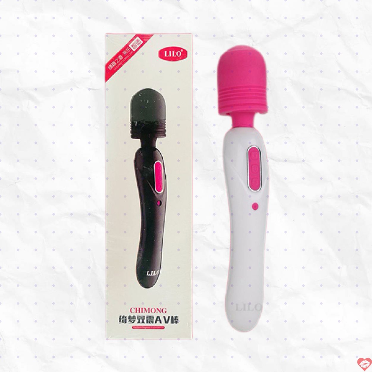 Chày rung 2 đầu Lilo Chimong mạnh mẽ kích thích đỉnh cao 