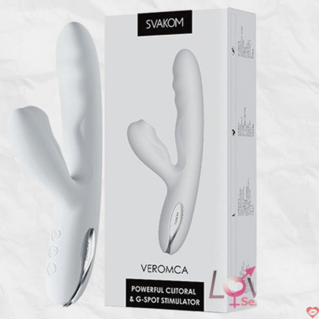 Dương vật giả Svakom Veromca cao cấp rung bú sưởi ấm tiện dụng 