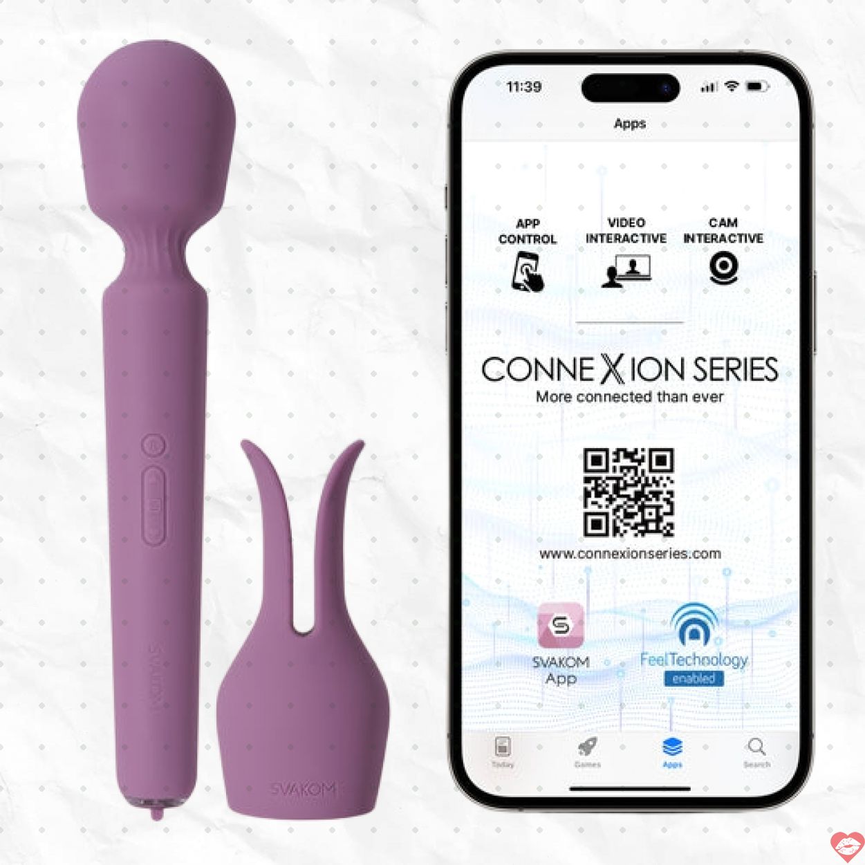 Chày rung Svakom Emma Neo 2 cỡ lớn siêu mạnh điều khiển App tiện lợi 