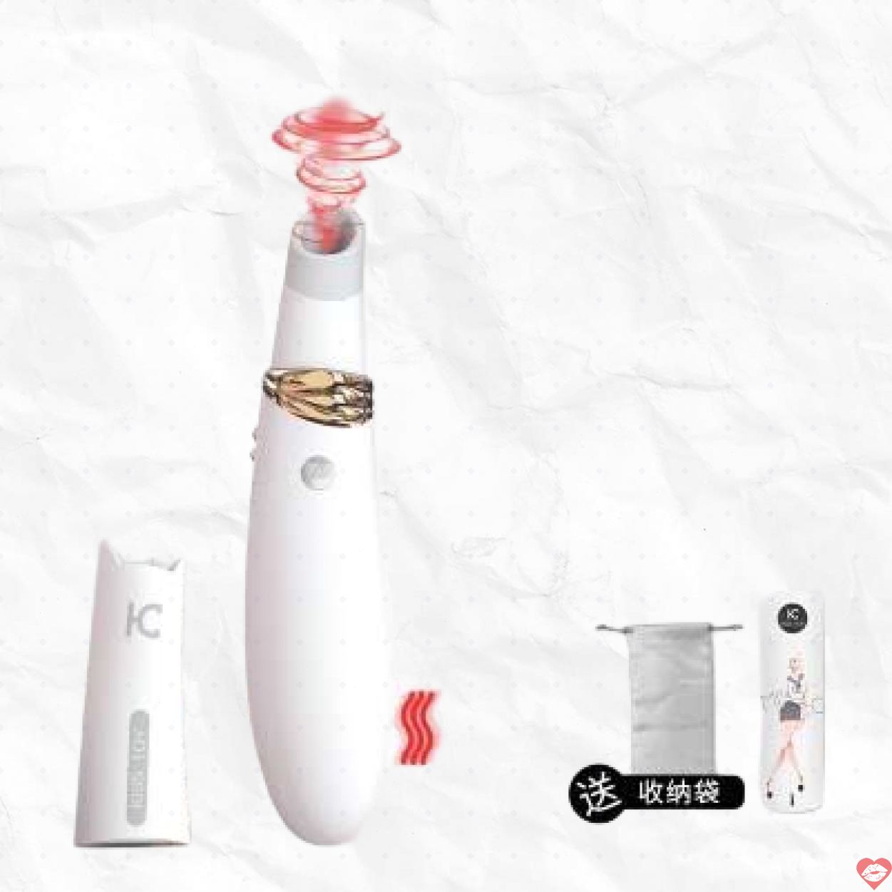 Máy rung hút vếu Kisstoy Miss CC siêu sướng phong cách Mỹ 