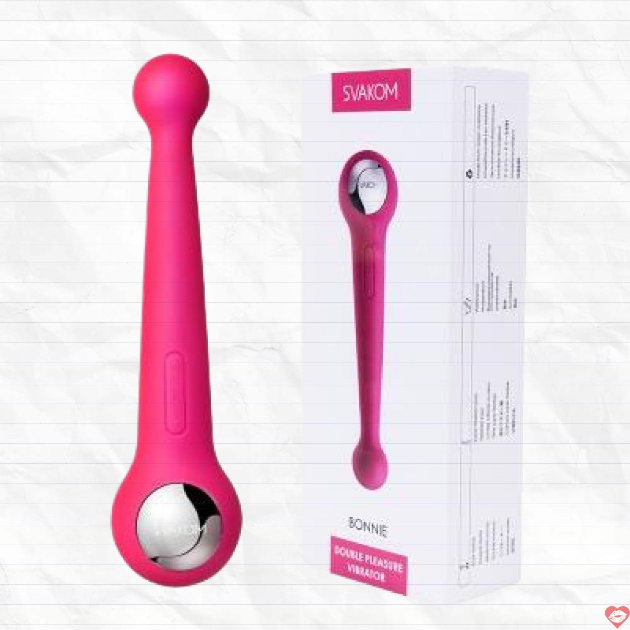 Chày rung 2 đầu Svakom Bonnie Mỹ cao cấp kích thích điểm G 