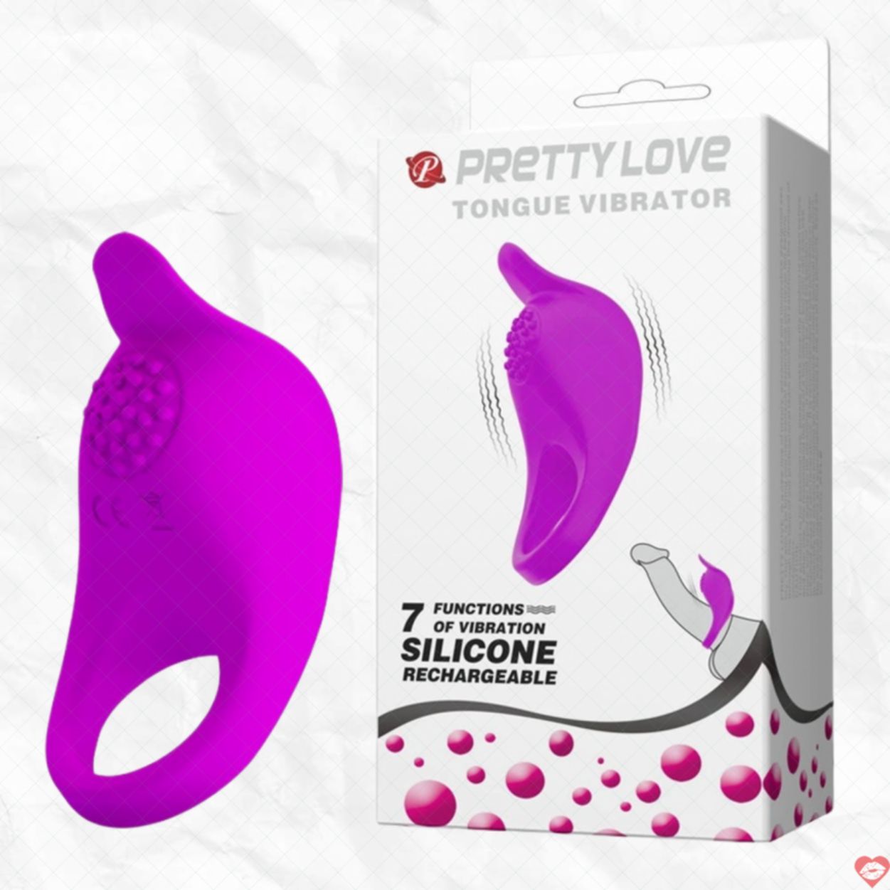 Vòng đeo dương vật Prettylove Rhino BI-210151 rung mạnh, siêu kích thích 