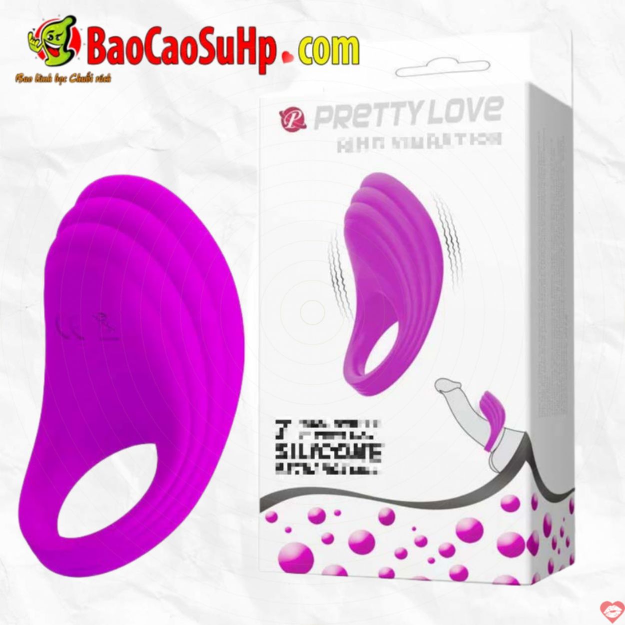 Vòng dương vật Prettylove Ring Coc BI-210150 7 chế độ kích thích 
