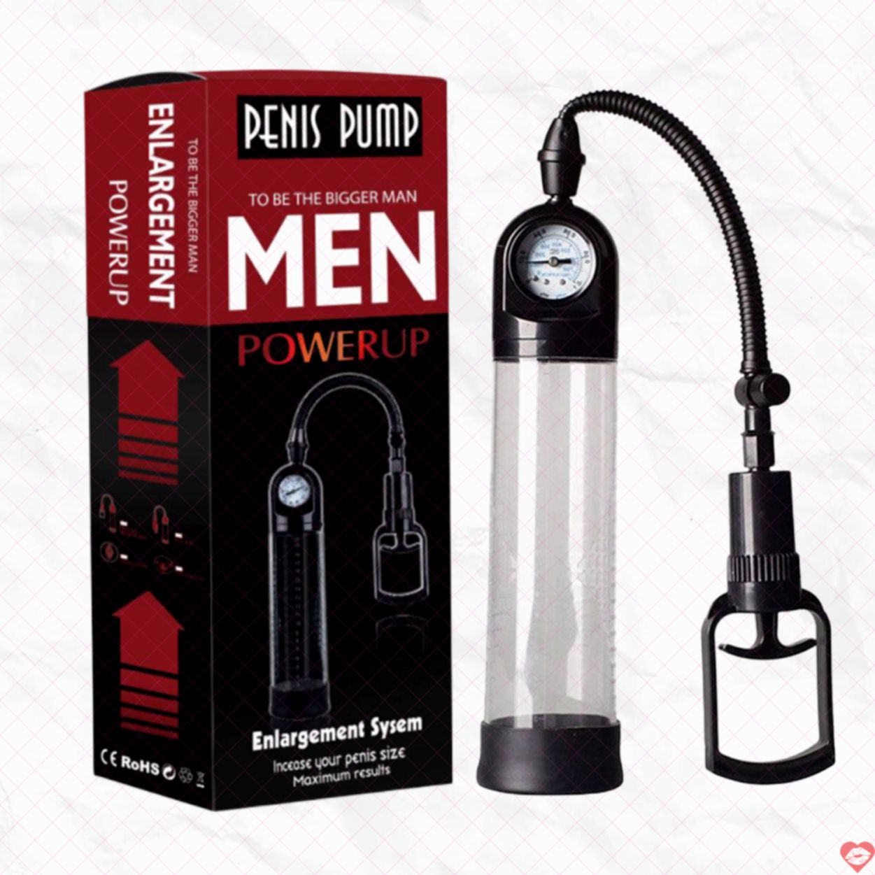 Máy tập tăng kích thước dương vật hiệu quả Penis Pump cho nam
 