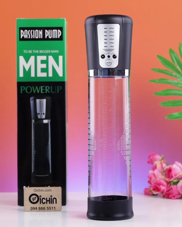 Máy tập Penis Pump cao cấp bơm hút tự động pin sạc