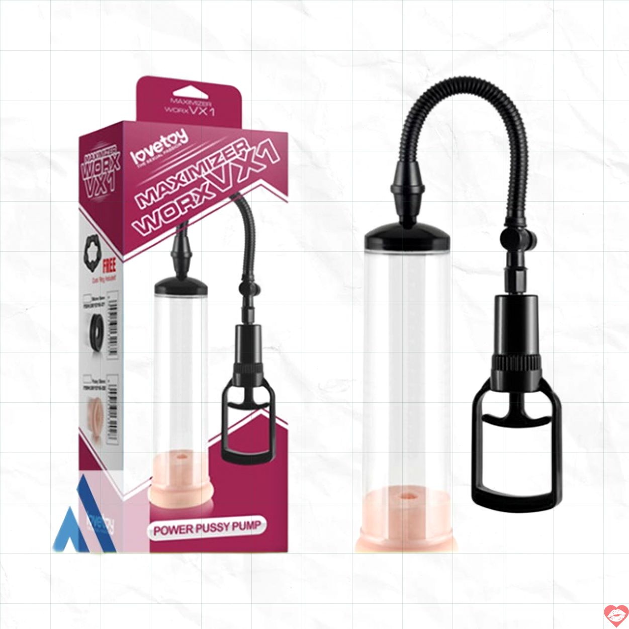 Lovetoy Maximizer Worx Vx1 Máy tập dương vật tăng kích thước hiệu quả 