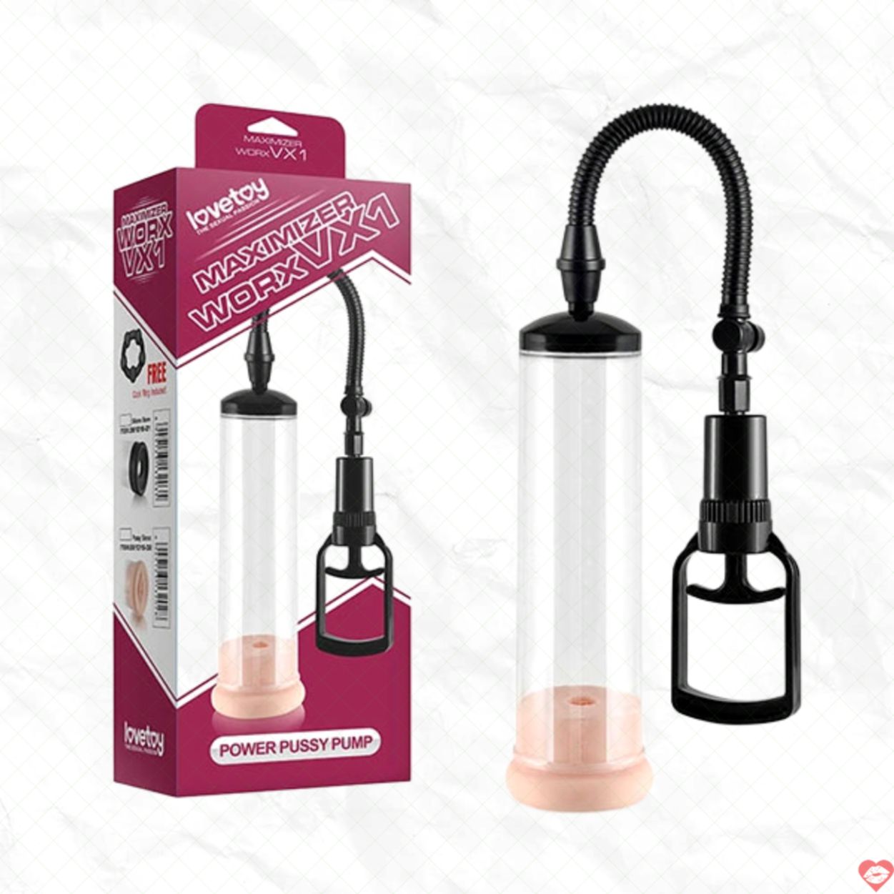 Máy Tập Dương Vật Worx VX1 LoveToy Tăng Cường Sức Mạnh Nam 