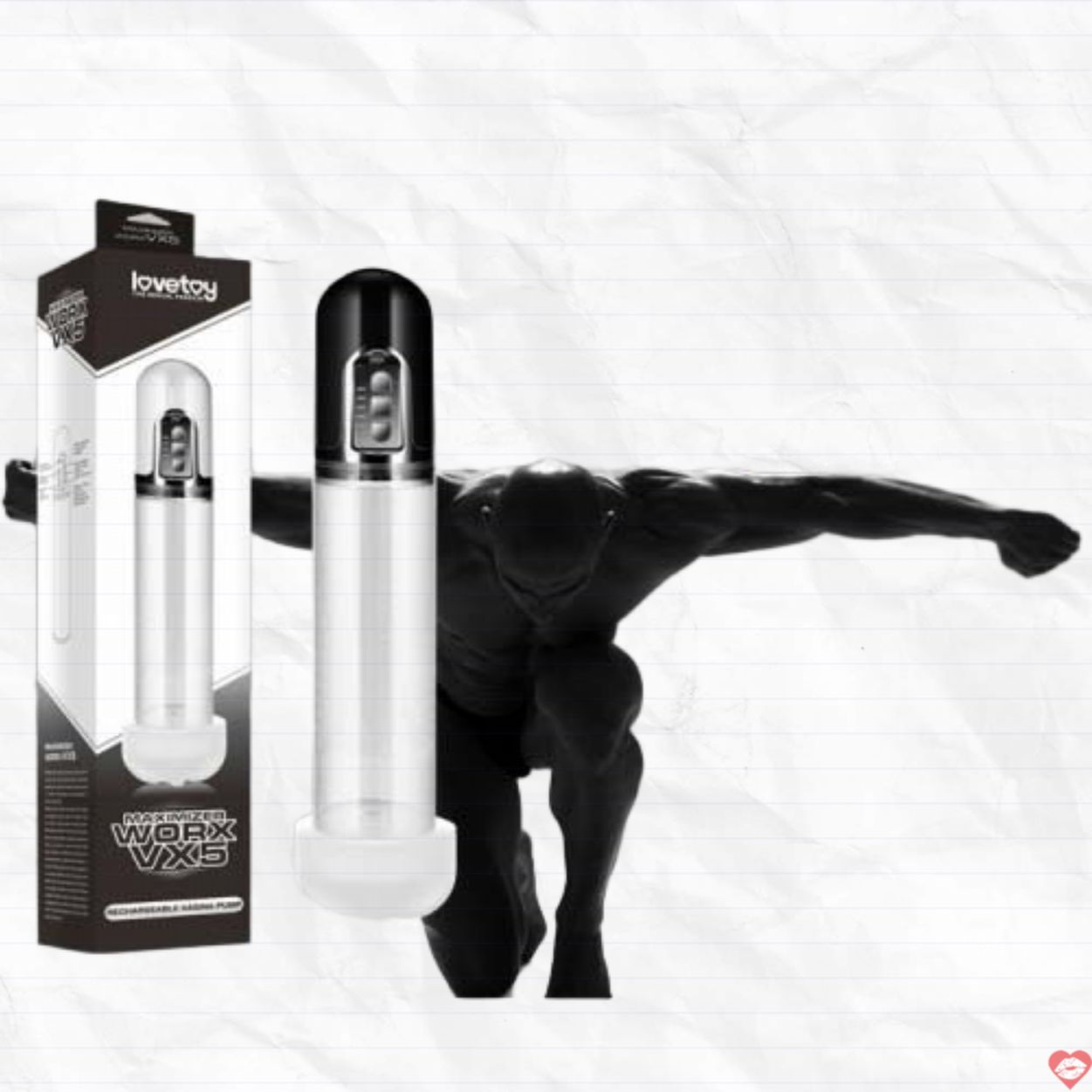 Máy Tập Dương Vật Tự Động Lovetoys Worx VX5 Cao Cấp Tăng Kích Thước 