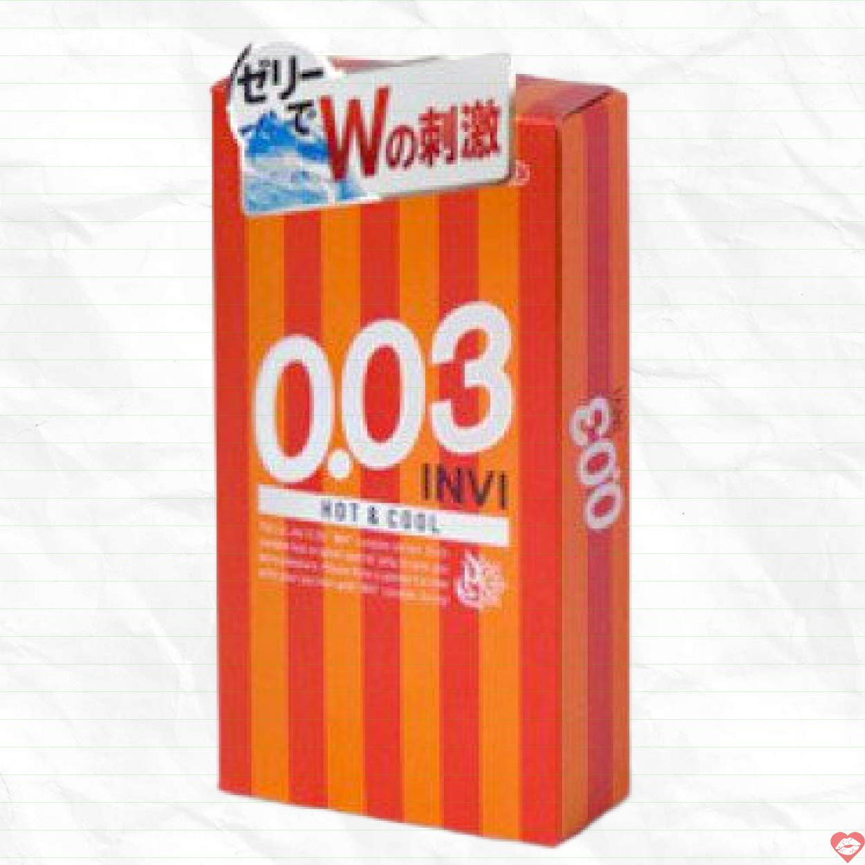 Bao cao su Jex INVI 003 siêu mỏng kích thích cảm giác Hot & Cool 