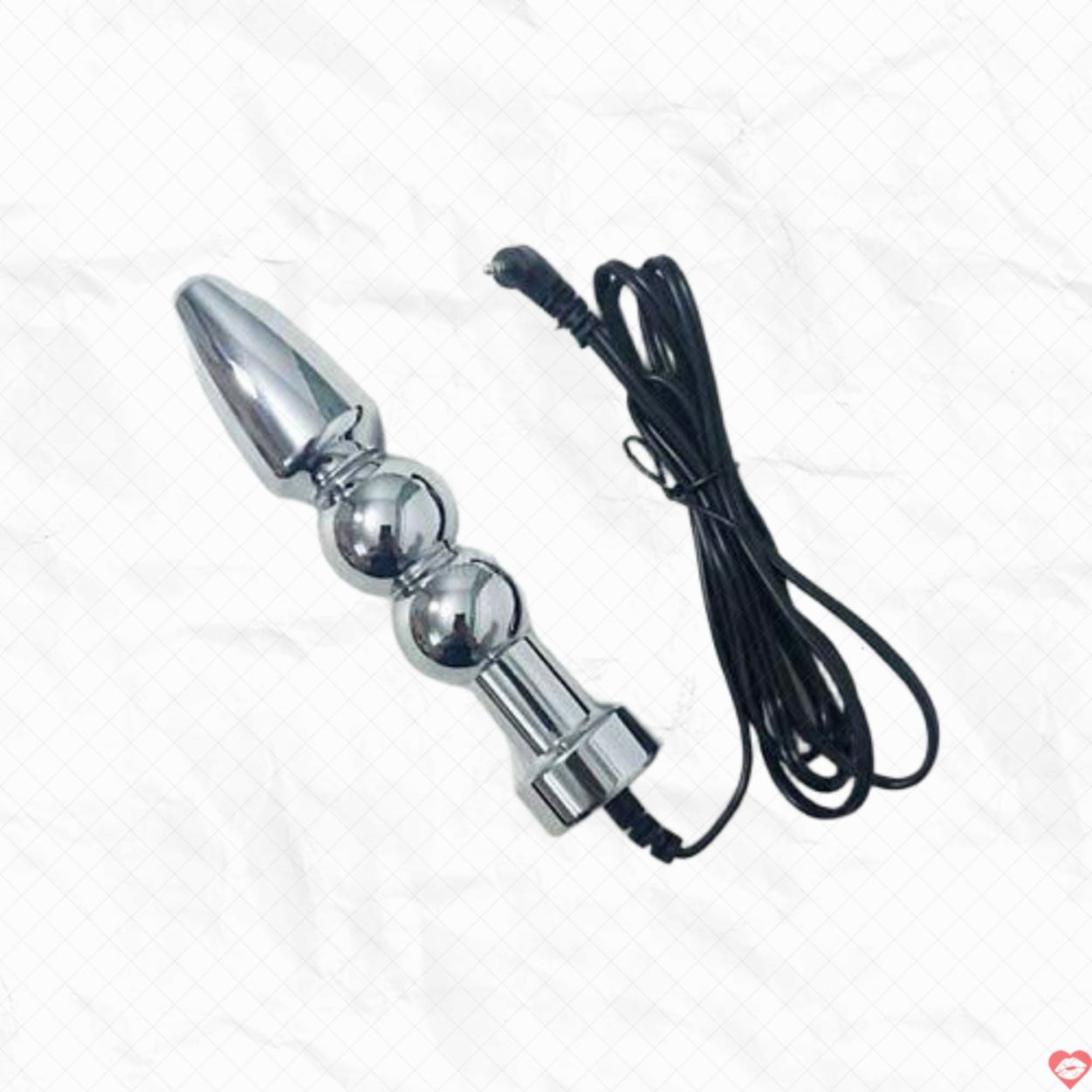 Dụng cụ kích thích hậu môn xung điện thép không gỉ
