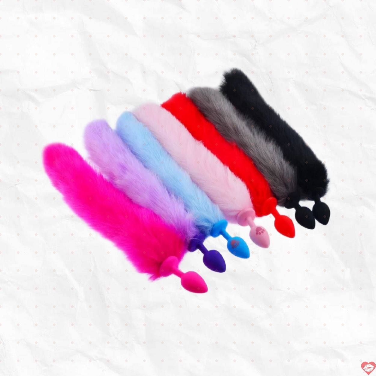 Đuôi cáo silicone nhiều màu sắc Sextoy chất lượng an toàn 