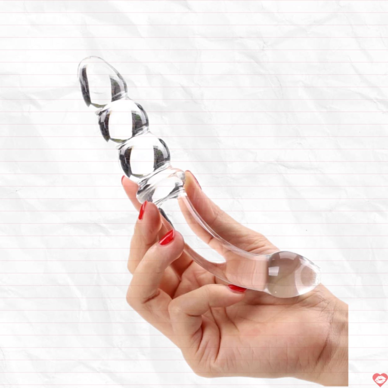 Lovetoy Glass Romance 2 đầu cao cấp sextoy hậu môn thú vị 