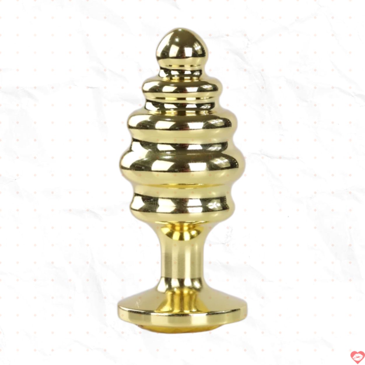 Phích Cắm Hậu Môn Xoắn Ốc Vàng 24K Cao Cấp - 3 Size 