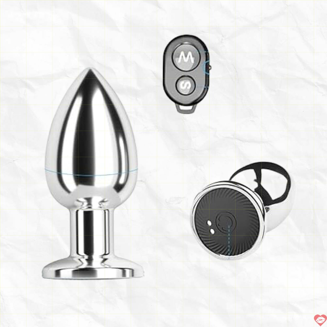 Phích cắm hậu môn inox 10 chế độ rung