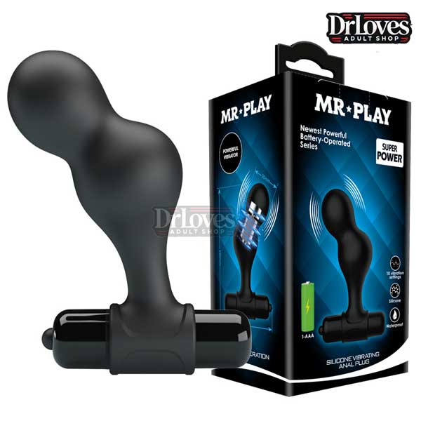 Nút Chặn Hậu Môn Mr Play Silicon 10 Tần Số Rung