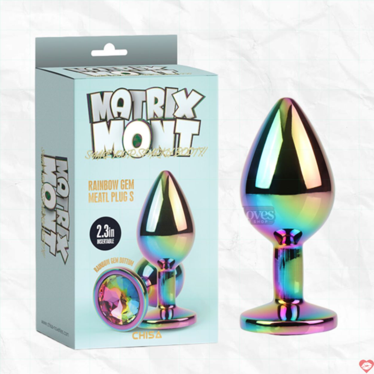 Phích Hậu Môn Matrix Mont Inox Rainbow Gem Cao Cấp Giá Tốt 