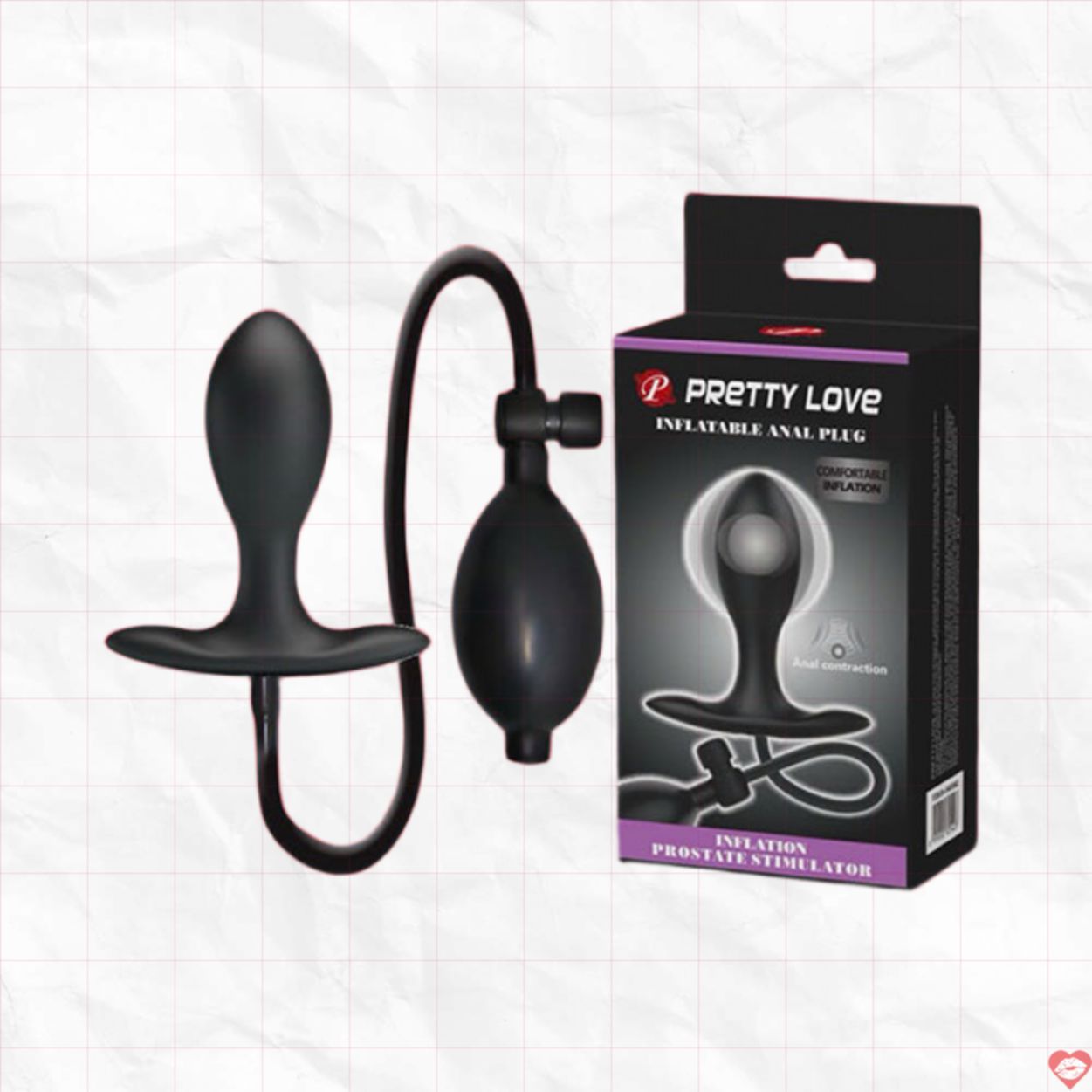 Pretty Love Bơm Hơi Hậu Môn Siêu Êm Dụng Cụ Kích Thích Mạnh Mẽ 