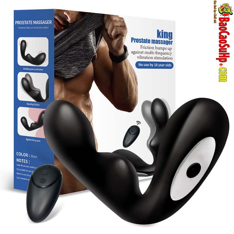 Máy kích thích massage tuyến tiền liệt và hậu môn KingProMen điều khiển từ xa