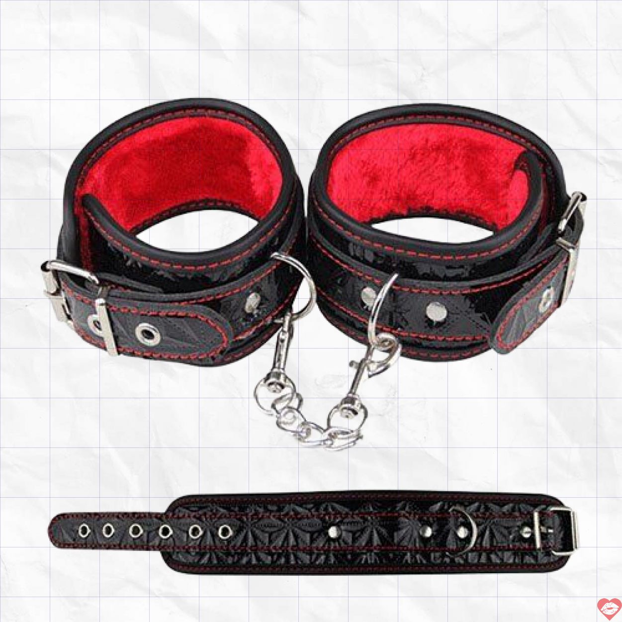 Bộ đồ chơi BDSM da cao cấp 10 món quyến rũ hấp dẫn 