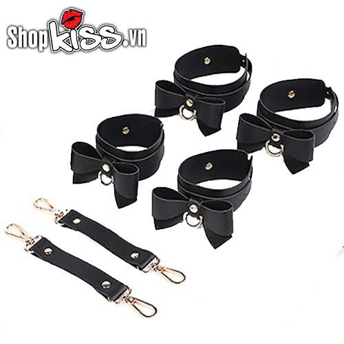 Bộ dụng cụ bạo dâm 5 món đen sang trọng, chất liệu an toàn