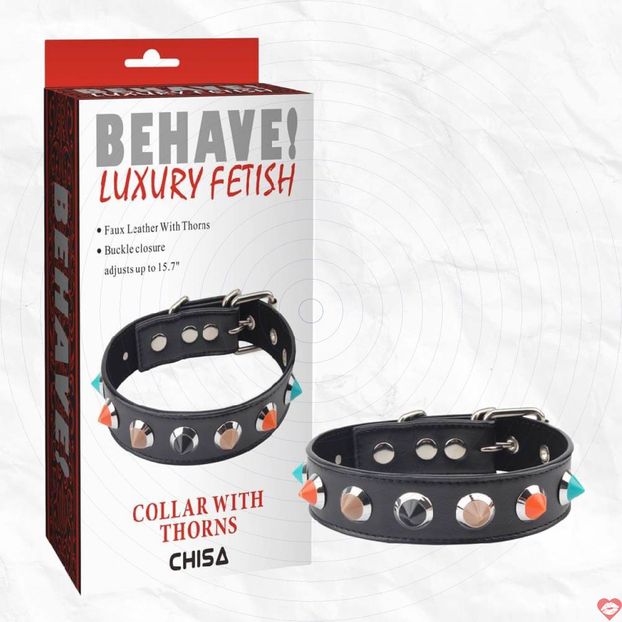 Vòng cổ có gai Chisa Behave! Luxury Fetish Collar With Thorns