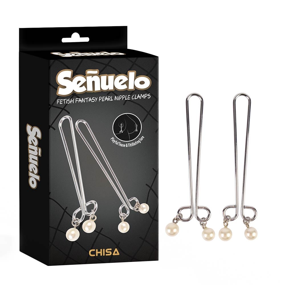 Kẹp vú Chisa Senuelo Pearl Fetish kích thích cực khoái, đầu ti mềm