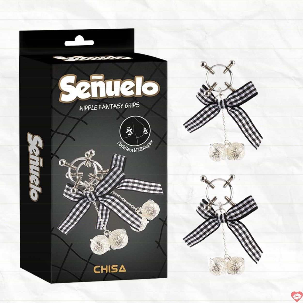 Kẹp vú kích thích đầu ti Chisa Senuelo Nipple Fantasy Grips