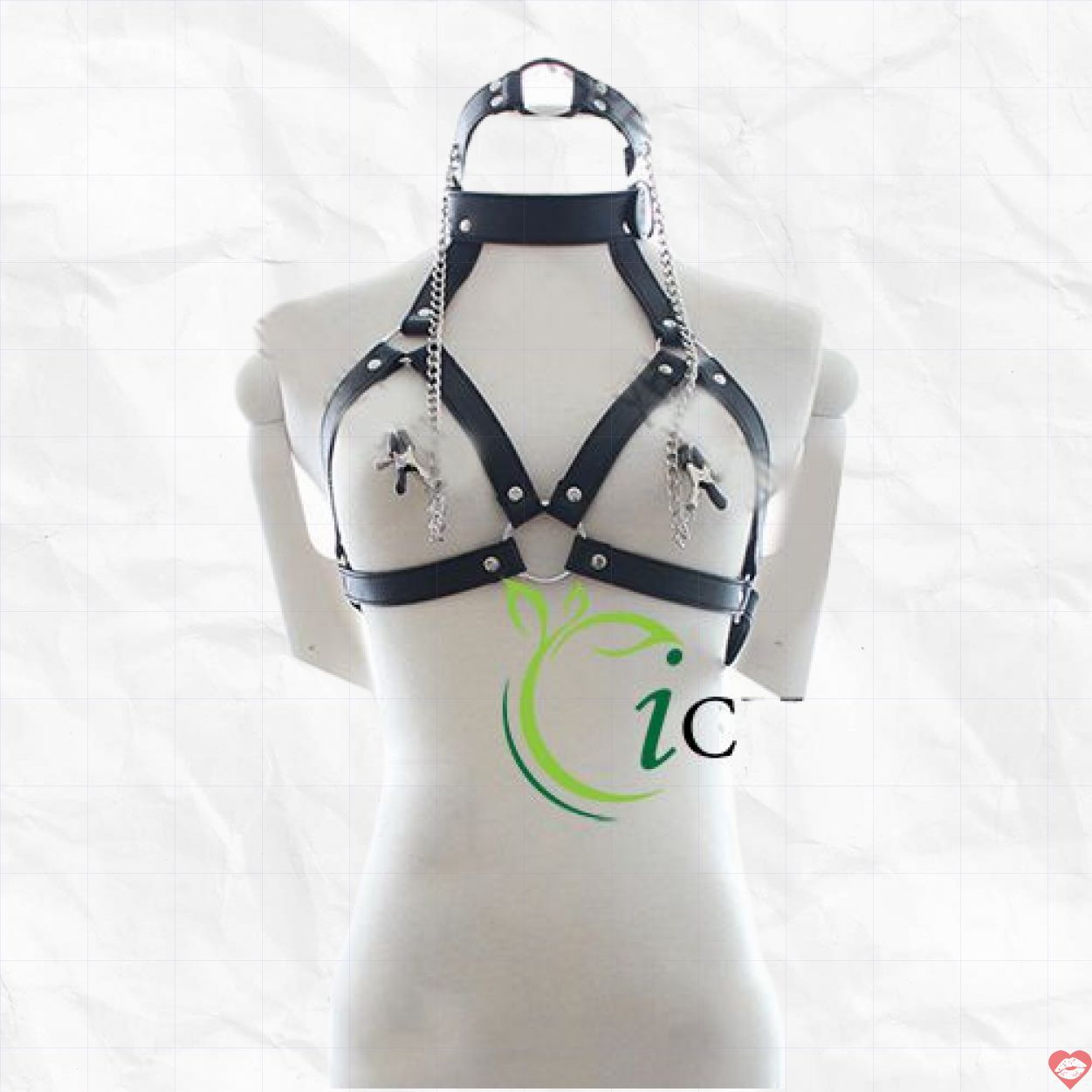 Đồ chơi bạo dâm BDSM Kẹp vú xích cổ tăng mạnh khoái cảm