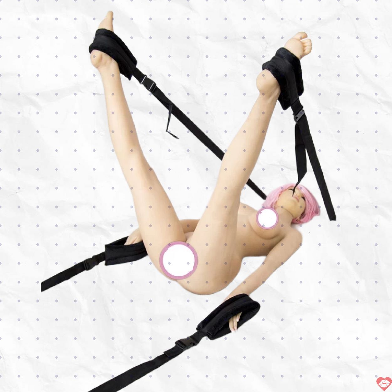 Bộ BDSM gắn giường có thể điều chỉnh kích thước