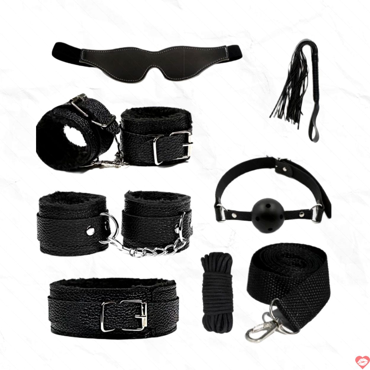 Đồ chơi bạo dâm Combo BDSM 7 món với 4 màu sắc đẹp độc đáo