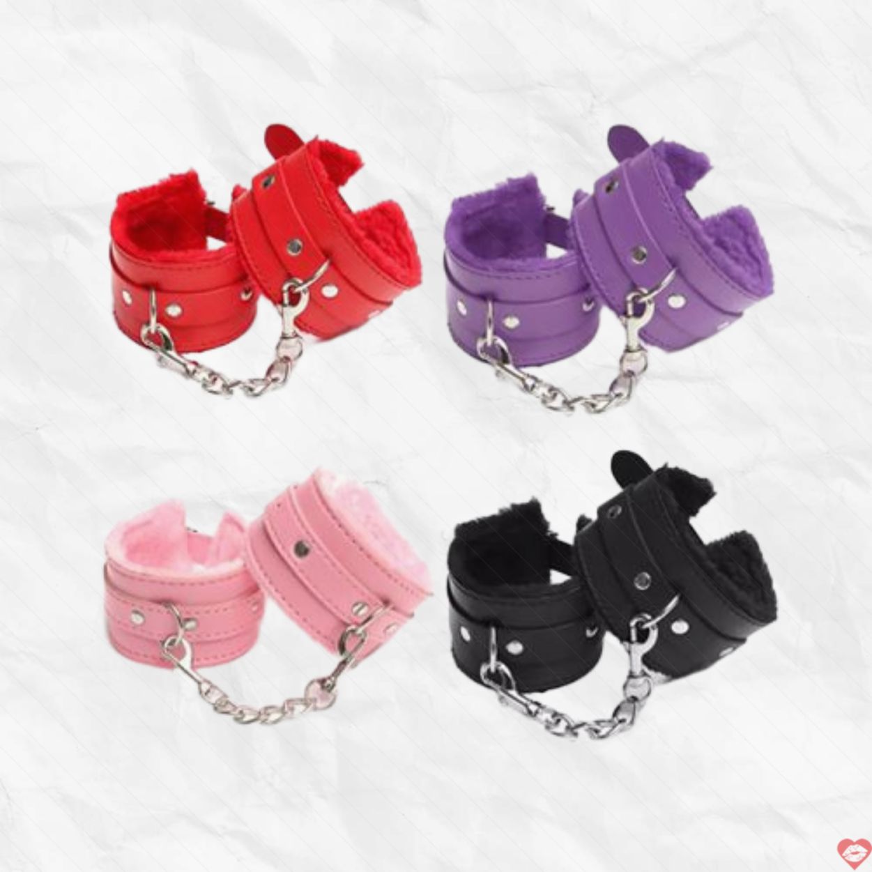 Dụng cụ trói tay chân BDSM êm ái tăng cảm giác hưng phấn tình dục