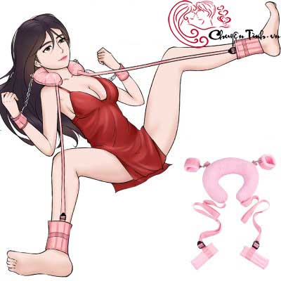 Bộ Trói Cổ Chân Tay Nệm Bông Mềm Mại Kích Thích Người Mua