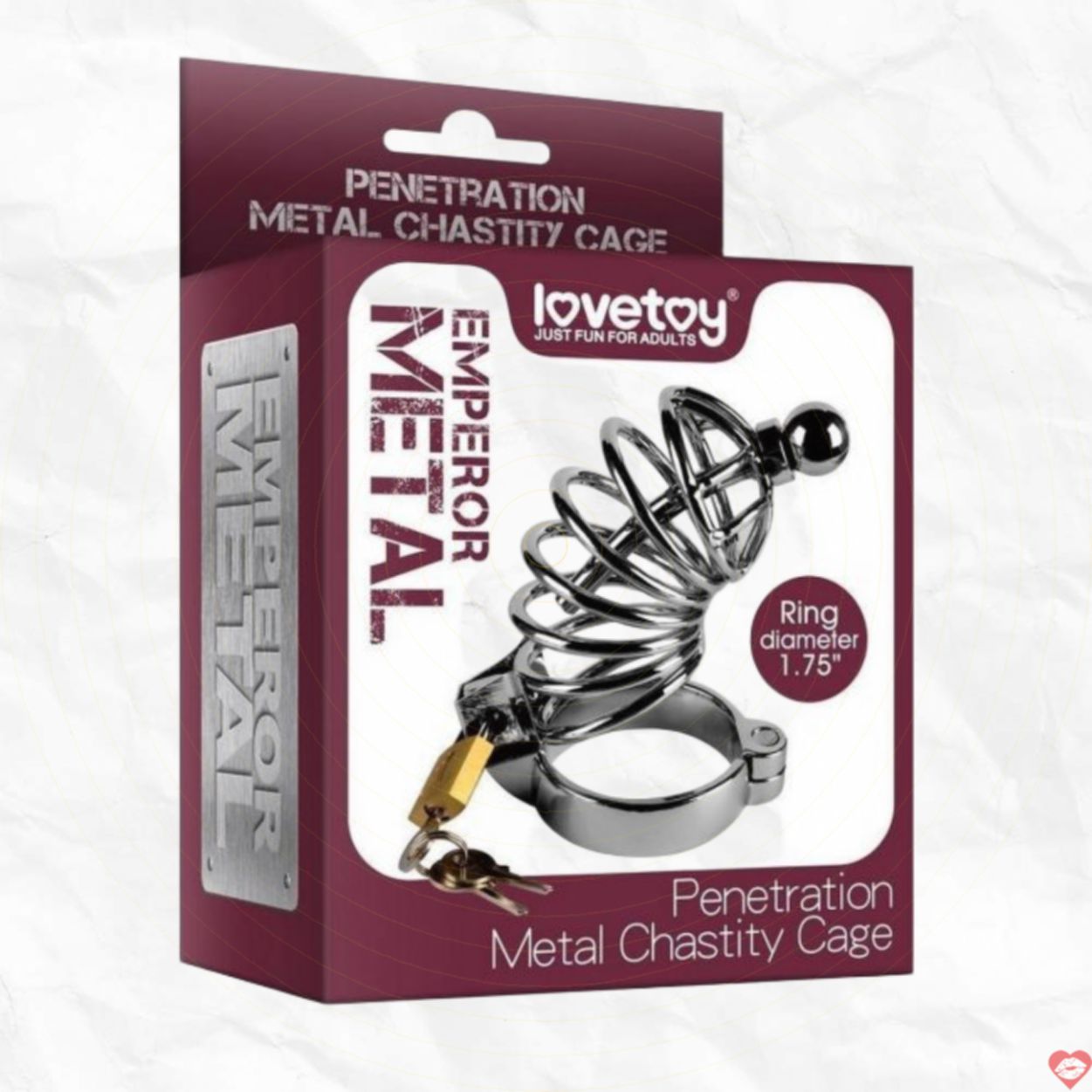 Lovetoy Emperol Metal khoá rọ hợp kim bền đẹp kích thích 