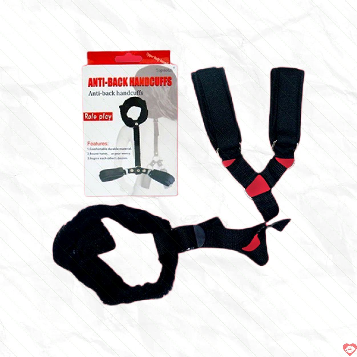 Bộ trói tay cổ trên giường - phụ kiện BDSM