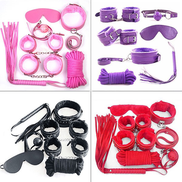 Bộ dụng cụ BDSM 7 món chất lượng cao dành cho người mới chơi