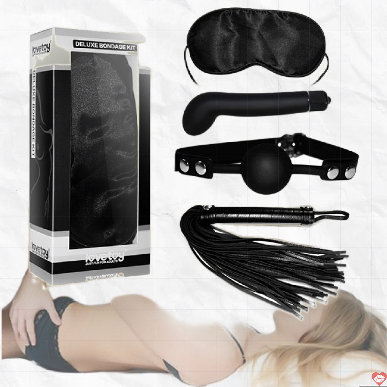 Bộ Dụng Cụ Bondage LoveToy Dulex Đẳng Cấp Kích Thích 