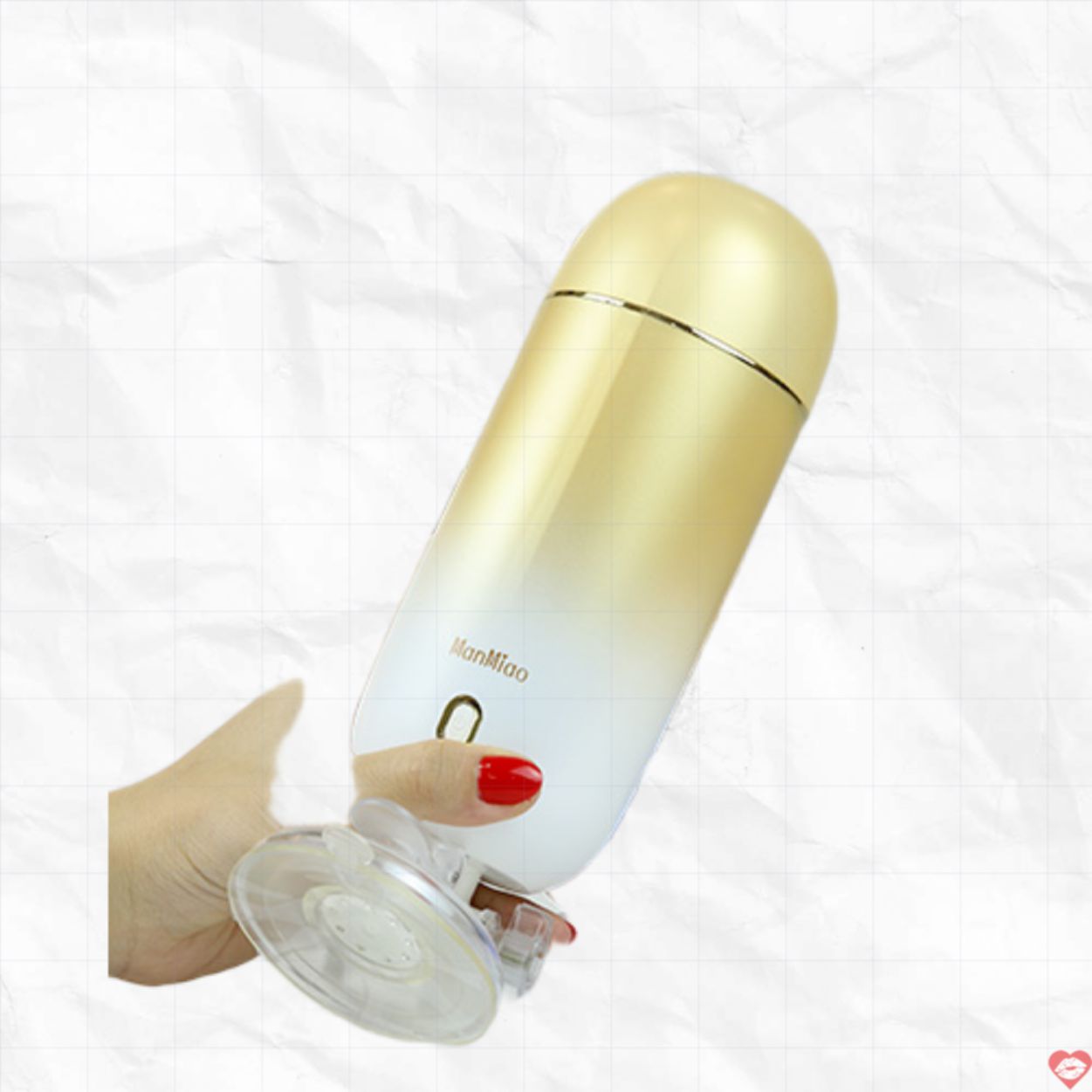 ManMiao Hít Tường Rung Nhẹ Mềm Mại Cảm Giác Thật Tê 