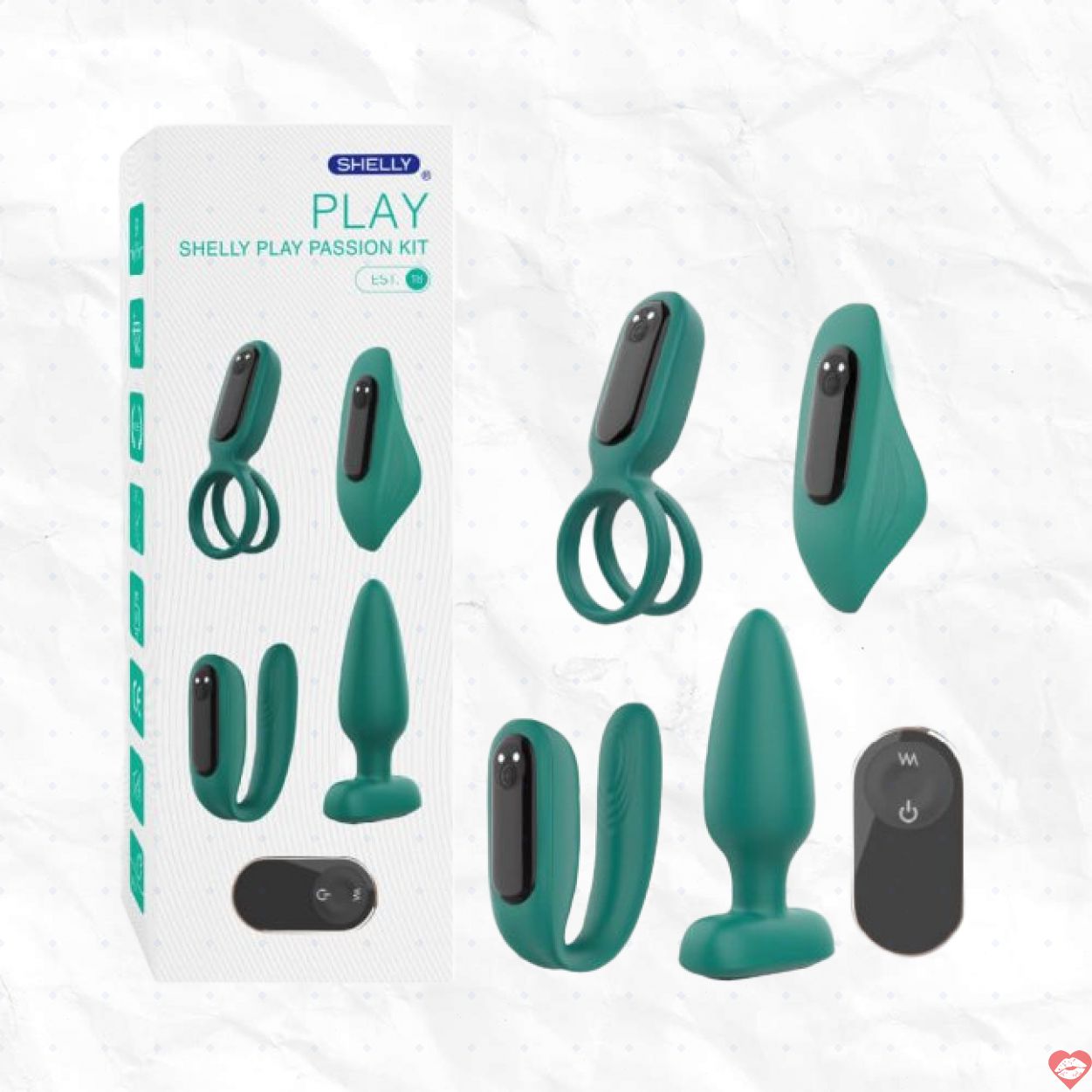Bộ dụng cụ 4 món Shelly Play Passion Kit sang trọng tiện lợi 