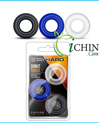Stay hard Donus Ring 3 vòng silicone siêu co giãn