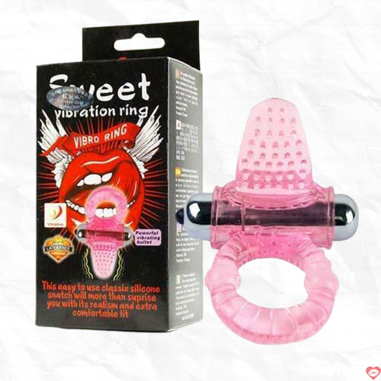Vòng Rung Hình Lưỡi Liếm Kích Thích SWEET VD05 Cực Phê 